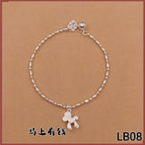 925 Silver Horse Bracelet LB08 马上有钱