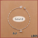 925 Silver Gourd Bracelet LB09 葫芦