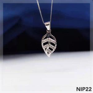 Leaf Stone Necklace Set NIP22
