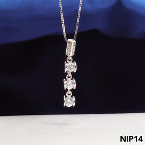 Diamond Pendant Necklace Set NIP14