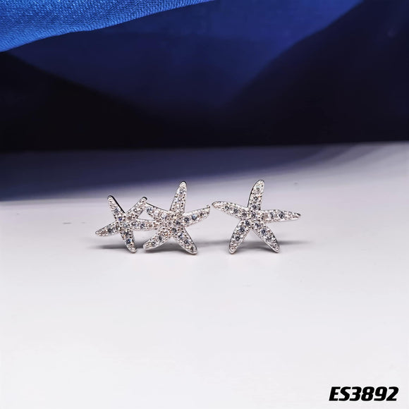 Starfish Diamond Stud Earrings 海星钻耳钉 ES3892