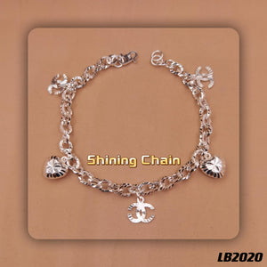 Heart Shine Thick Chain Bracelet LB2020