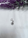 Accessories S925 Silver Bell with Spring Hook