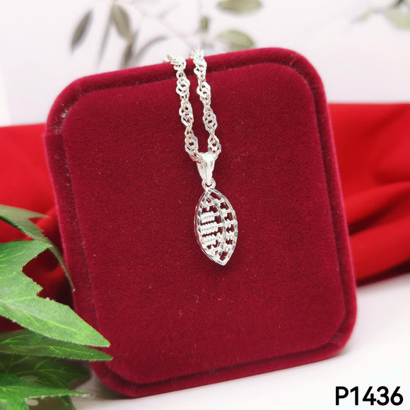 Leaf Abacus Movable Beads Pendant P1436
