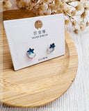 Star and Moon Stud Earrings ESHK3785